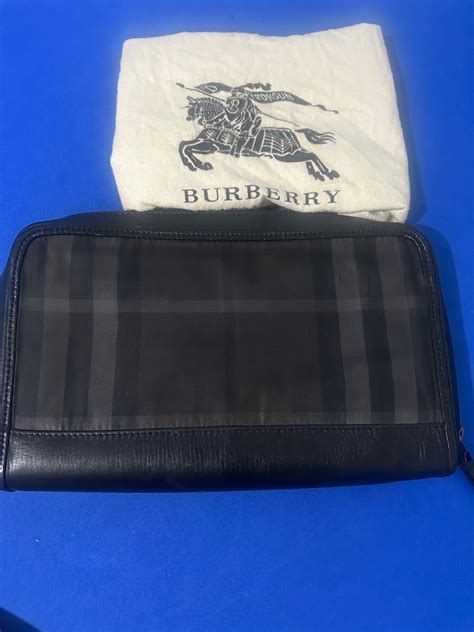 burberry clutch men's|brand new authentic burberry bag.